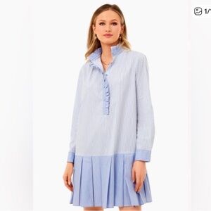 Tate Pleated Hem Mini Dress